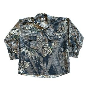 Vintage Mossy Oak Shirt Mens‎ XL Break Up Camo Hunting 90s Outdoors